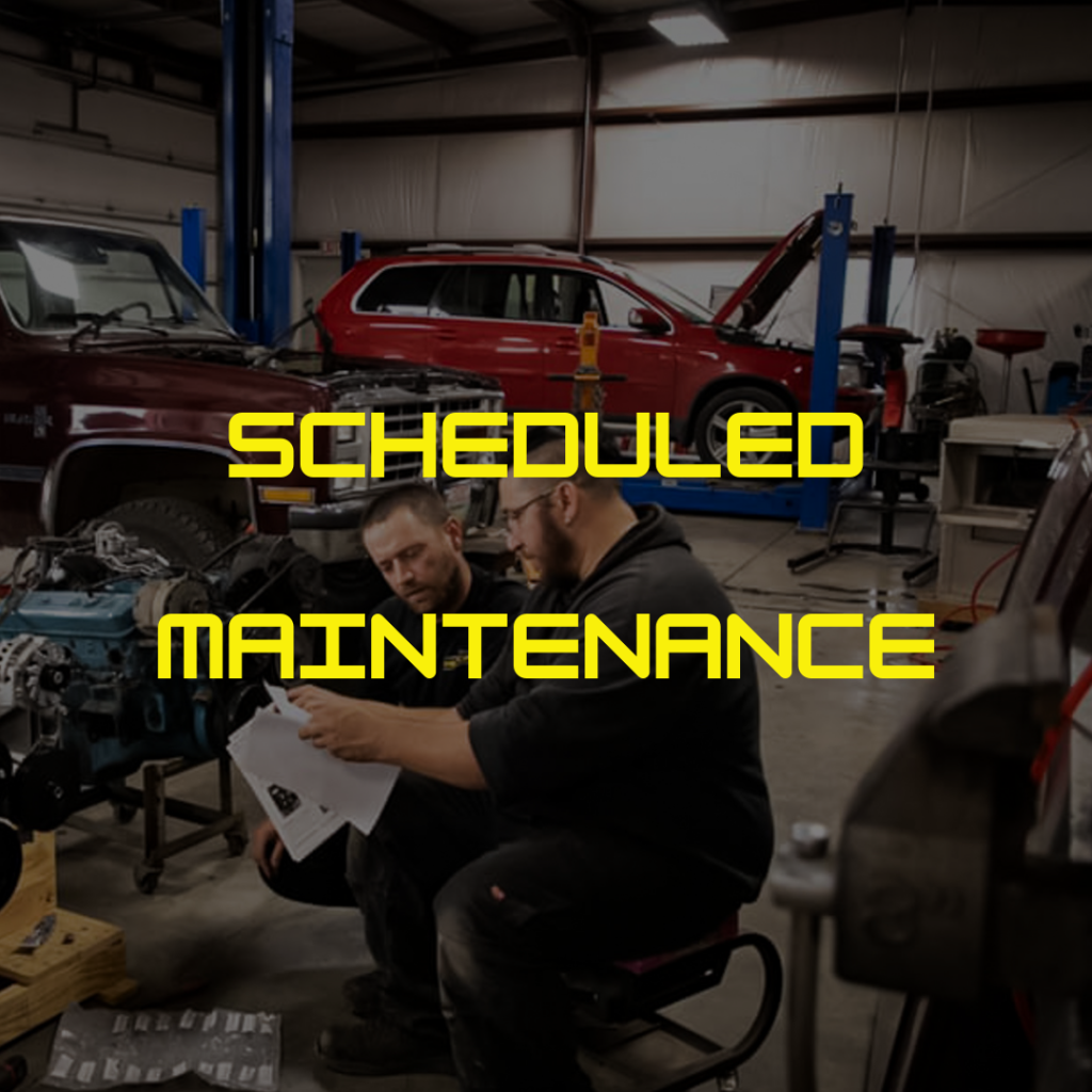 scheduled maintenance